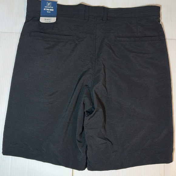 George 9” Black Hybrid Flex Twill Short 32 Waist NWT - Picture 3 of 9
